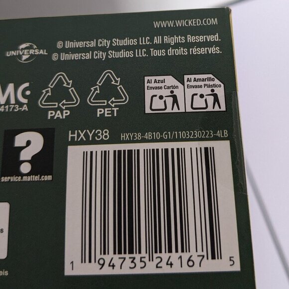 Mattel Wicked Movie DELUXE Elphaba Witch Fashion Doll - URL Misprint Error - Picture 7 of 16